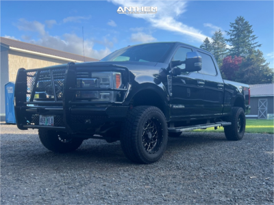 2017 Ford F-350 Super Duty - 20x10 -18mm - Anthem Off-Road Avenger - Leveling Kit - 35" x 12.5"