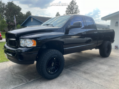 2004 Dodge Ram 2500 - 20x12 -44mm - Anthem Off-Road Turbine - Leveling Kit - 35" x 12.5"
