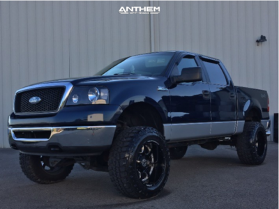 2006 Ford F-150 - 20x12 -44mm - Anthem Off-Road Commander - Suspension Lift 6" - 35" x 12.5"