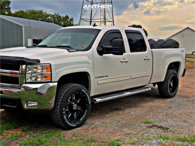 2009 Chevrolet Silverado 2500 HD - 20x10 -24mm - Anthem Off-Road Equalizer - Stock Suspension - 285/55R20