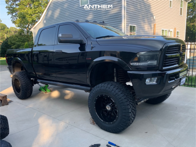 2016 Ram 2500 - 20x12 -44mm - Anthem Off-Road Equalizer - Suspension Lift 8" - 38" x 13.5"