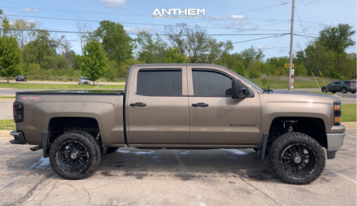 1 2014 Silverado 1500 Chevrolet Lt Bds Suspension Lift 4in Anthem Off Road Equalizer Gloss Black