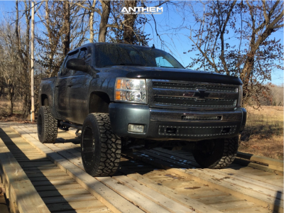 2010 Chevrolet Silverado 1500 - 20x12 -44mm - Anthem Off-Road Enforcer - Suspension Lift 6.5" - 35" x 12.5"