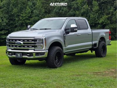 2023 Ford F-250 Super Duty - 20x10 -24mm - Anthem Off-Road Turbine - Leveling Kit - 35" x 12.5"