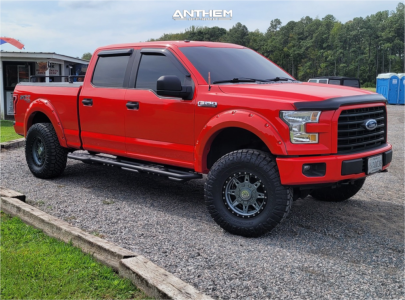 2017 Ford F-150 - 17x9 -12mm - Anthem Off-Road Rogue - Suspension Lift 6" - 35" x 12.5"