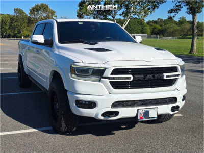 2021 Ram 1500 - 20x10 -18mm - Anthem Off-Road Viper - Suspension Lift 2.5" - 35" x 12.5"