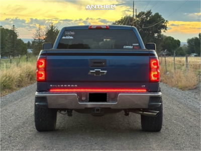 1 2016 Silverado 1500 Chevrolet Lt Rough Country Leveling Kit Anthem Off Road Gunner Black Milled