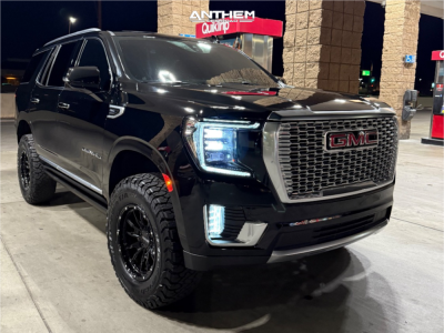 2022 GMC Yukon - 18x9 -12mm - Anthem Off-Road Talon - Suspension Lift 3" - 295/70R18