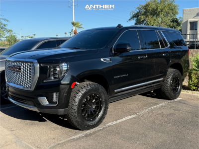 1 2022 Yukon Gmc Denali Readylift Suspension Lift 3in Anthem Off Road Talon Gloss Black