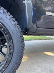 1 2024 Sierra 1500 Gmc Elevation Rough Country Suspension Lift 6in Anthem Off Road Turbine Gloss Black