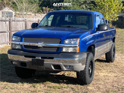 1 2003 Silverado 1500 Chevrolet Ls Rough Country Suspension Lift 25in Anthem Off Road Intimidator Satin Black