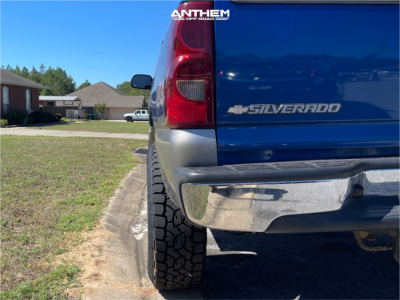 1 2003 Silverado 1500 Chevrolet Ls Rough Country Suspension Lift 25in Anthem Off Road Intimidator Satin Black