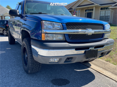 1 2003 Silverado 1500 Chevrolet Ls Rough Country Suspension Lift 25in Anthem Off Road Intimidator Satin Black