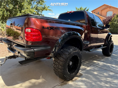 1 2000 F 150 Ford Lariat Rancho Suspension Lift 4in Anthem Off Road Equalizer Gloss Black