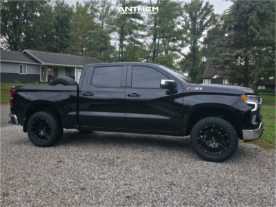 2024 Chevrolet Silverado 1500 - 20x10 -24mm - Anthem Off-Road Talon - Leveling Kit - 295/55R20