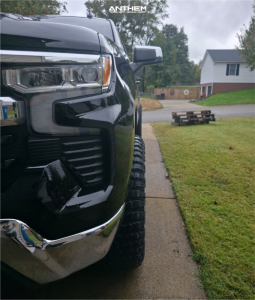 1 2024 Silverado 1500 Chevrolet Lt Body Armor 4x4 Leveling Kit Anthem Off Road Talon Gloss Black