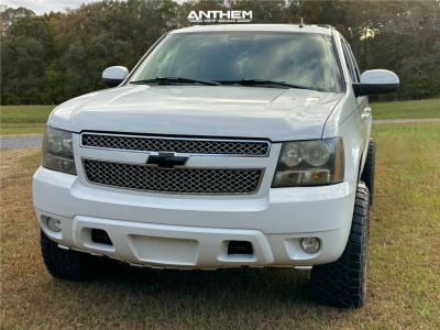 1 2007 Suburban 1500 Chevrolet Lt Rough Country Suspension Lift 35in Anthem Off Road Equalizer Black Milled