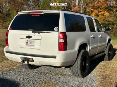 1 2007 Suburban 1500 Chevrolet Lt Rough Country Suspension Lift 35in Anthem Off Road Equalizer Black Milled