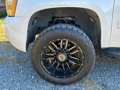 1 2007 Suburban 1500 Chevrolet Lt Rough Country Suspension Lift 35in Anthem Off Road Equalizer Black Milled
