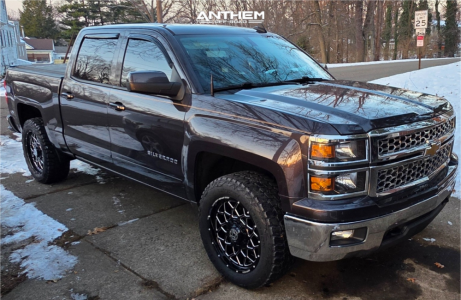 2015 Chevrolet Silverado 1500 - 20x9 0mm - Anthem Off-Road Avenger - Stock Suspension - 275/55R20