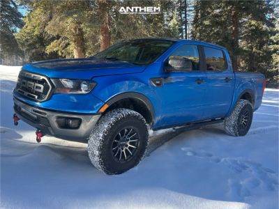 2021 Ford Ranger - 17x8.5 0mm - Anthem Off-Road Raider - Suspension Lift 2.5" - 33" x 10.5"