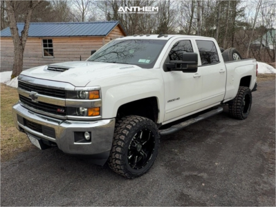 2017 Chevrolet Silverado 2500 HD - 20x10 -24mm - Anthem Off-Road Equalizer - Leveling Kit - 33" x 12.5"