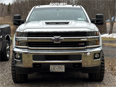 1 2017 Silverado 2500 Hd Chevrolet Lt Unknown Leveling Kit Anthem Off Road Equalizer Black Milled