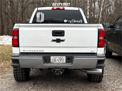 1 2017 Silverado 2500 Hd Chevrolet Lt Unknown Leveling Kit Anthem Off Road Equalizer Black Milled