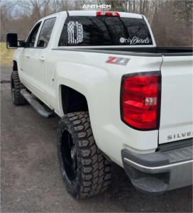 1 2017 Silverado 2500 Hd Chevrolet Lt Unknown Leveling Kit Anthem Off Road Equalizer Black Milled