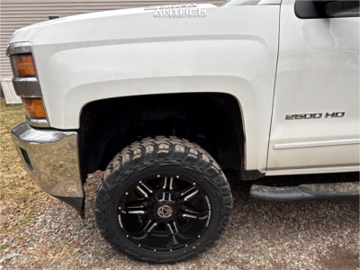 1 2017 Silverado 2500 Hd Chevrolet Lt Unknown Leveling Kit Anthem Off Road Equalizer Black Milled