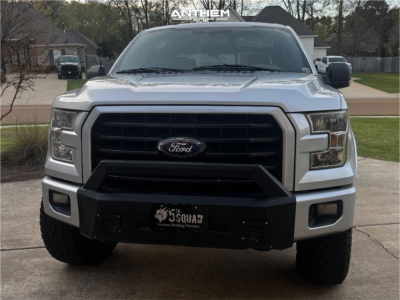 1 2016 F 150 Ford Xlt Rough Country Leveling Kit Anthem Off Road Liberty Satin Black