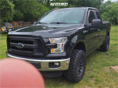 2015 Ford F-150 - 18x9 -12mm - Anthem Off-Road Raider - Leveling Kit - 33" x 12.5"