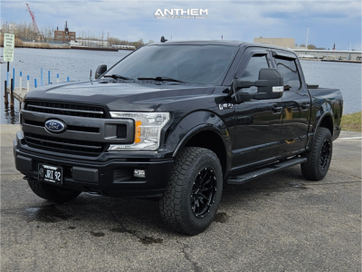 2018 Ford F-150 - 18x9 -12mm - Anthem Off-Road Talon - Leveling Kit - 275/70R18