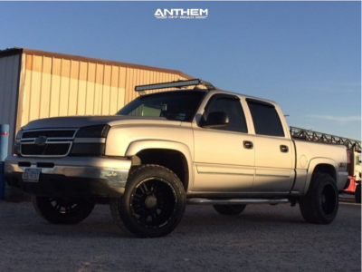 1 2006 Silverado 1500 Chevrolet Rough Country Leveling Kit Anthem Enforcer Black