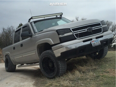 1 2006 Silverado 1500 Chevrolet Rough Country Leveling Kit Anthem Enforcer Black