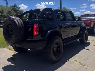 1 2025 Bronco Ford Outer Banks Rough Country Leveling Kit Anthem Off Road Valor Satin Black