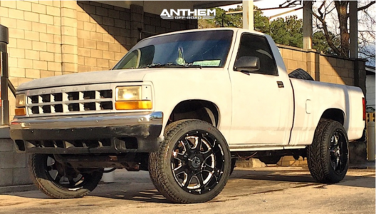 1991 Dodge Dakota - 20x10 -24mm - Anthem Off-Road Commander - Stock Suspension - 275/45R20