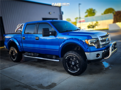 2013 Ford F-150 - 18x10 -24mm - Anthem Off-Road Equalizer - Leveling Kit - 35" x 12.5"