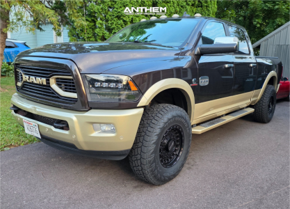 2016 Ram 2500 - 17x9 -12mm - Anthem Off-Road Mercenary - Stock Suspension - 35" x 11.5"