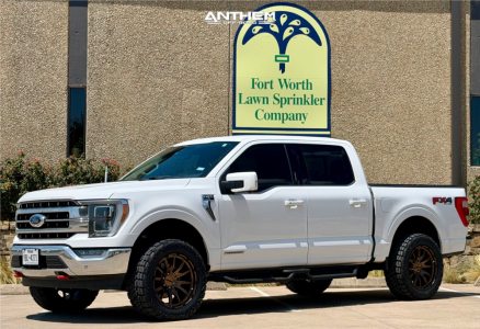 2022 Ford F-150 - 20x10 -24mm - Anthem Off-Road Talon - Suspension Lift 2.5" - 33" x 12.5"