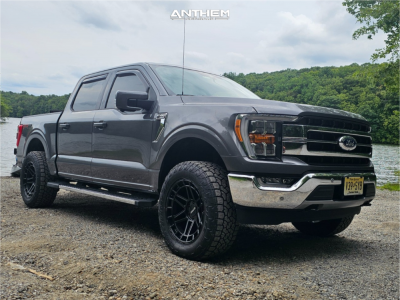 2021 Ford F-150 - 20x10 -18mm - Anthem Off-Road Valor - Leveling Kit - 285/60R20