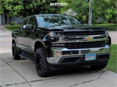 2022 Chevrolet Silverado 1500 LTD - 20x9 0mm - Anthem Off-Road Talon - Leveling Kit - 275/60R20