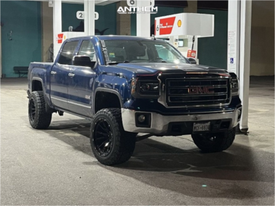 2015 GMC Sierra 1500 - 20x12 -44mm - Anthem Off-Road Talon - Suspension Lift 3.5" - 33" x 12.5"