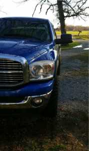 1 2008 Ram 1500 Dodge Hell Bent Steel Leveling Kit Anthem Gunner Black Milled