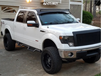 2011 Ford F-150 - 20x10 -24mm - Anthem Off-Road Enforcer - Suspension Lift 6" - 35" x 12.5"
