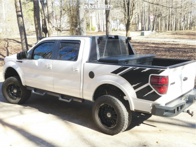 1 2011 F 150 Ford Rough Country Suspension Lift 6in Anthem Enforcer Black