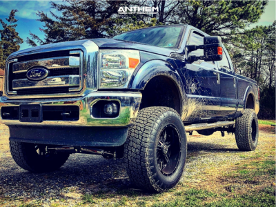 2015 Ford F-250 Super Duty - 20x12 -44mm - Anthem Off-Road Equalizer - Suspension Lift 6" - 37" x 12.5"