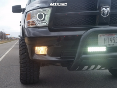 1 2012 1500 Ram Rough Country Leveling Kit Body Lift Anthem Commander Black