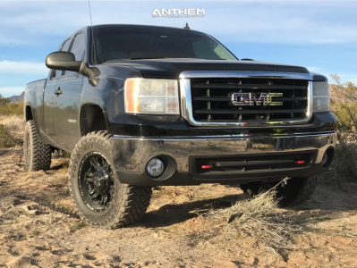 2008 GMC Sierra 1500 - 18x9 -12mm - Anthem Off-Road Aviator - Suspension Lift 4" - 33" x 12.5"