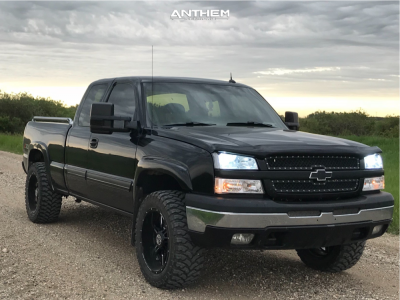 2005 Chevrolet Silverado 1500 - 20x10 -24mm - Anthem Off-Road Equalizer - Leveling Kit - 33" x 12.5"